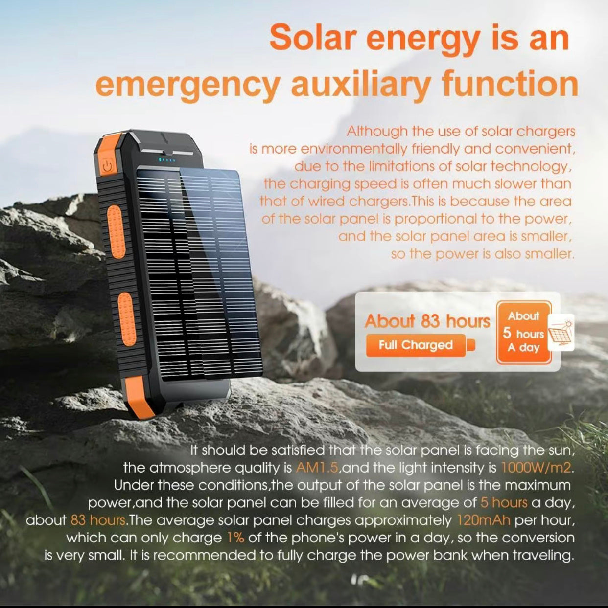 SolarGo 8000 Power Bank