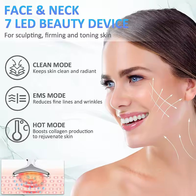 RejuvaGlow Microcurrent Facial & Neck Sculptor