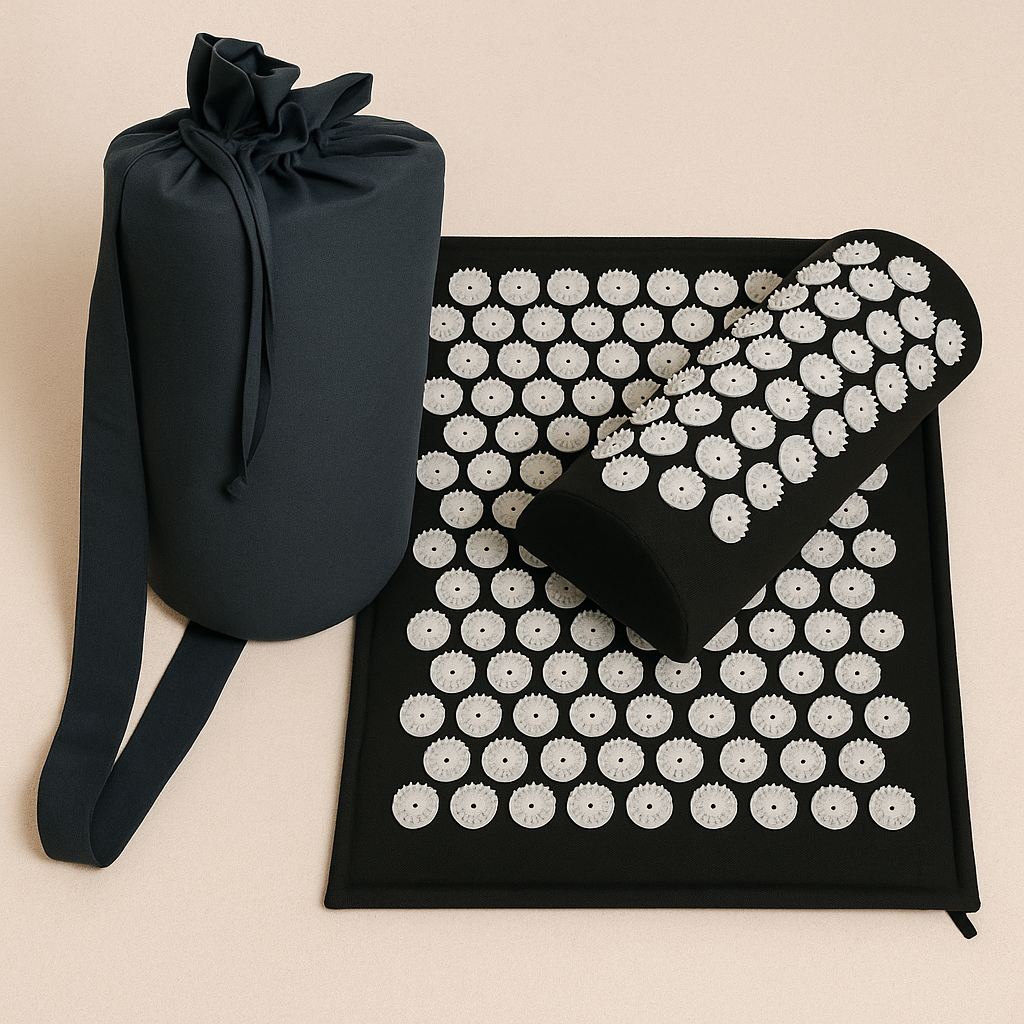 ZenFlow Acupressure Mat & Pillow – Muscle Tension & Back Relief