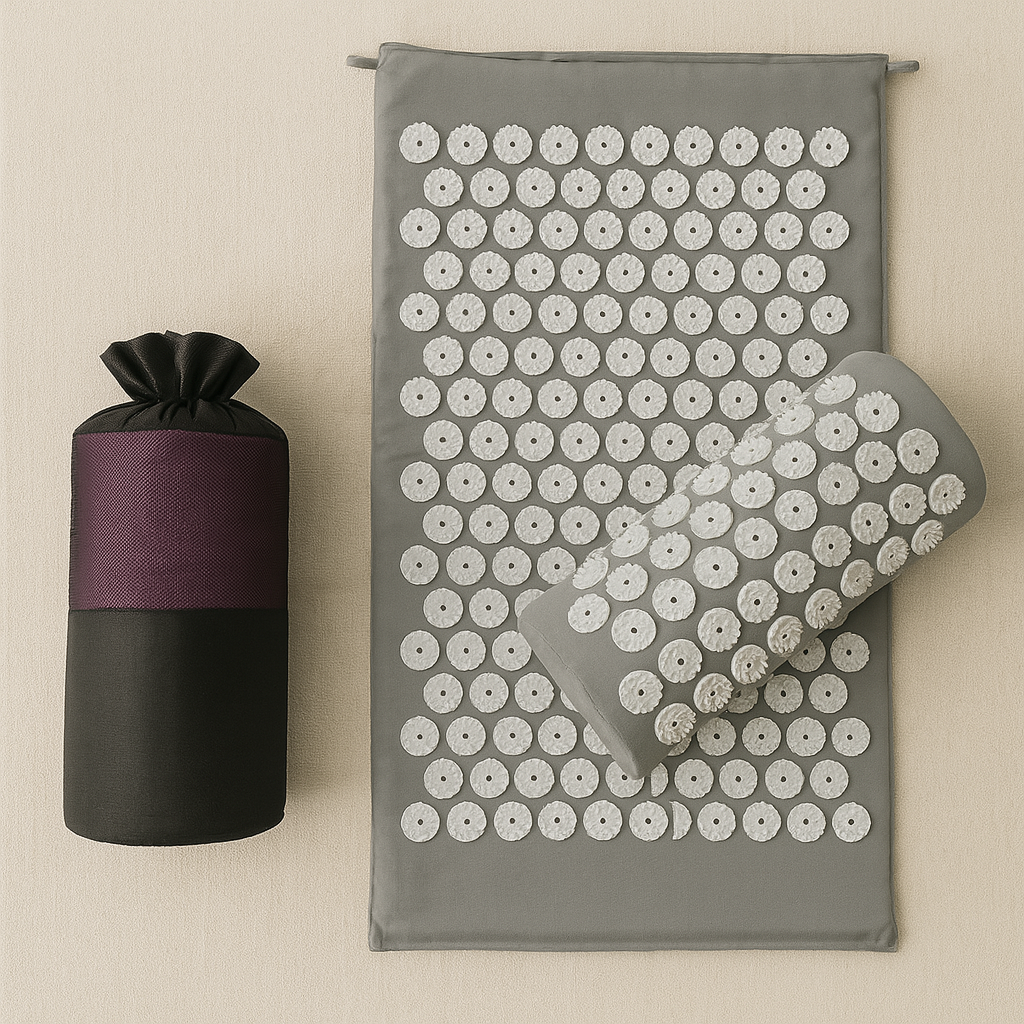 ZenFlow Acupressure Mat & Pillow – Muscle Tension & Back Relief