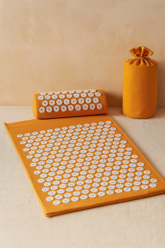 ZenFlow Acupressure Mat & Pillow – Muscle Tension & Back Relief